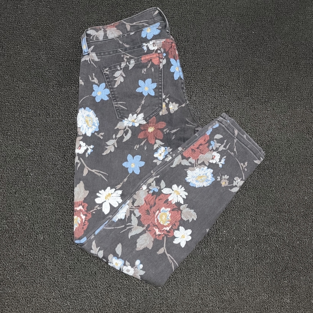 Current Elliot Floral Skinny Jeans